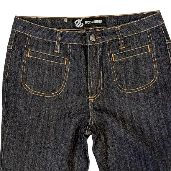 Rocawear Y2K embroidered jeans size 7 - Picture 4 of 9